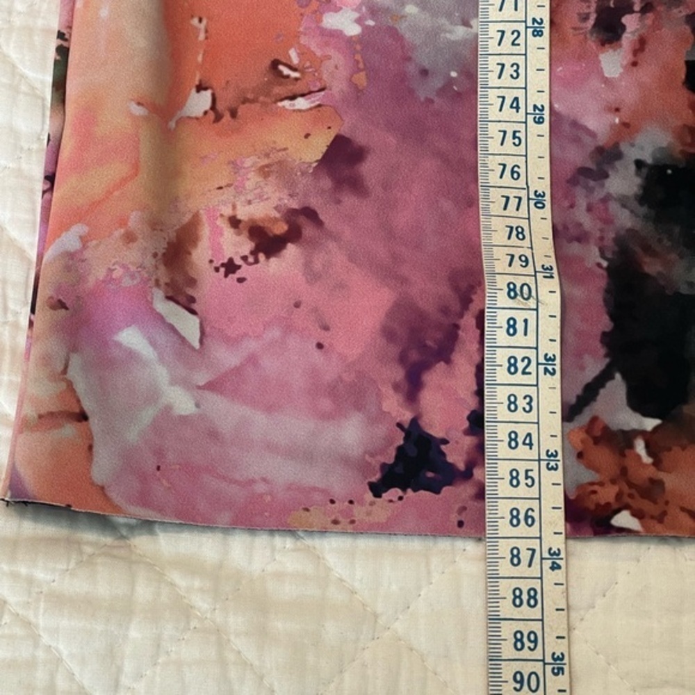 Chiara Boni La Petite Robe Size 2 Watercolor Abstract Sleeveless Dress 38 EUC - Picture 12 of 14